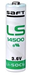 Saft R6 AA 3,6V 2600mAh elementas LS14500 kaina ir informacija | Elementai | pigu.lt