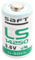 Saft 1/2 АА 3,6В 1200мАч элемент питания LS14250  цена и информация | Батарейки | pigu.lt