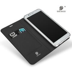 Atverčiamas dėklas Dux Ducis Premium Magnet Case, skirtas Samsung G960 Galaxy S9, pilkas kaina ir informacija | Telefono dėklai | pigu.lt