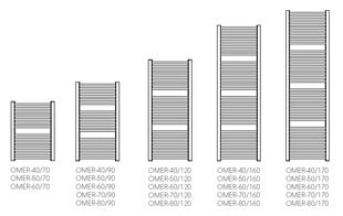 Полотенцесушитель Instal Projekt Omega R OMER-60/90 цена и информация | Полотенцесушители | pigu.lt