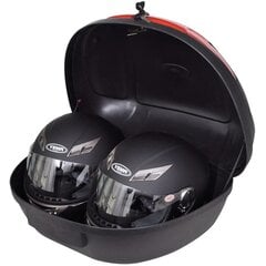 Пластиковый кофр для 2 мотоциклетных шлемов, 72 л цена и информация | Принадлежности для мотоциклов | pigu.lt
