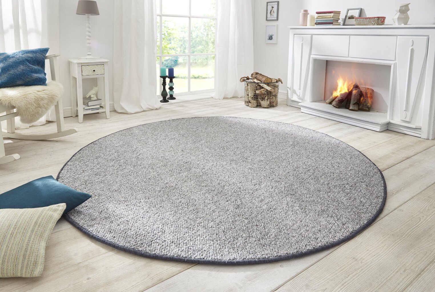 BT Carpet kilimas Wolly apvalus, 133x133 cm     kaina ir informacija | Kilimai | pigu.lt