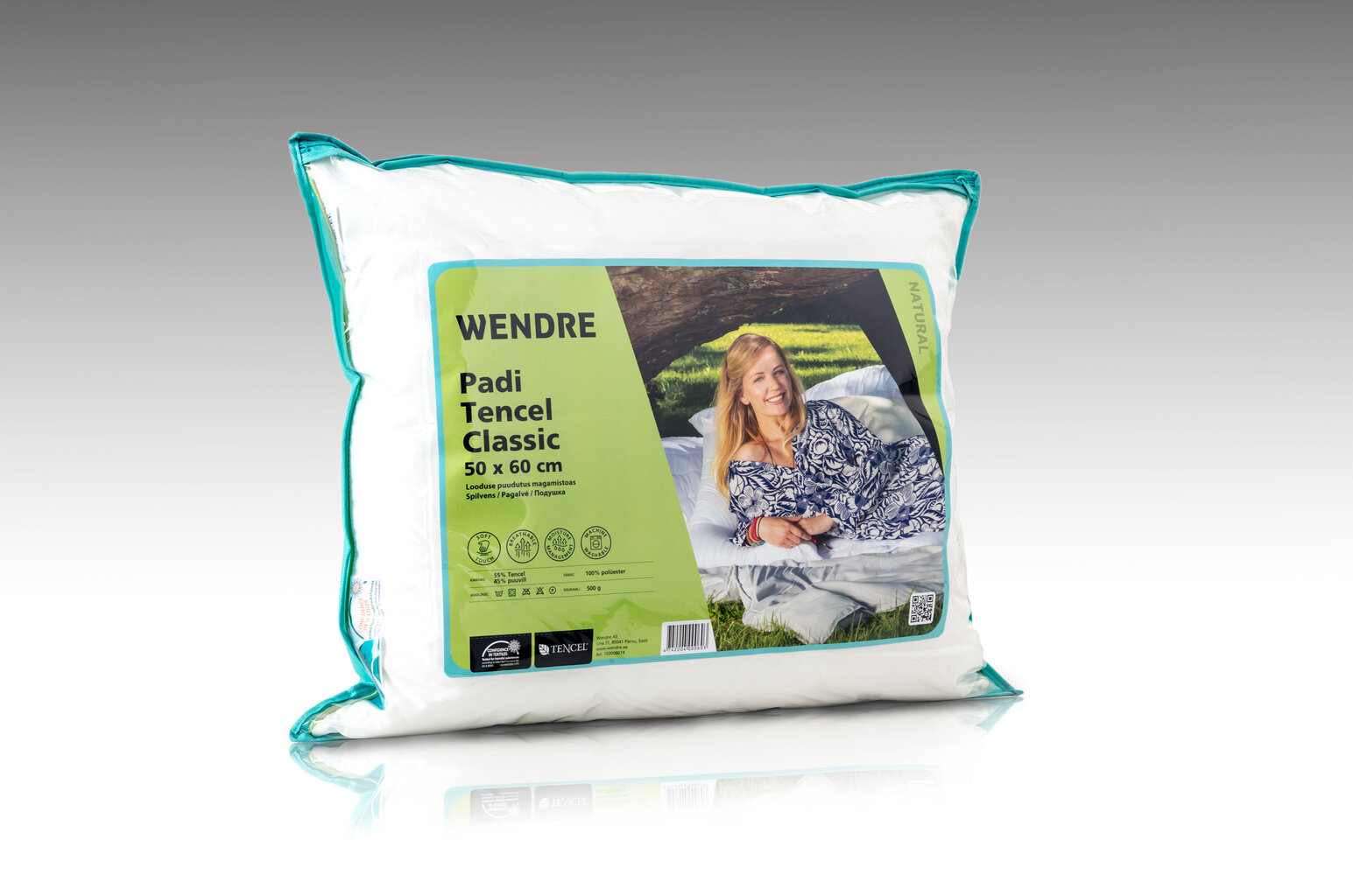 Wendre pagalvė Tencel Classic kaina ir informacija | Pagalvės | pigu.lt