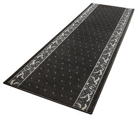 Hanse Home kiliminis takas  Floret Black, 80x450 cm   цена и информация | Ковры | pigu.lt