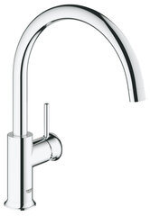 Grohe BauClassic смеситель для умывальника с высоким изливом и полным углом поворота 31535000 цена и информация | Кухонные смесители  | pigu.lt