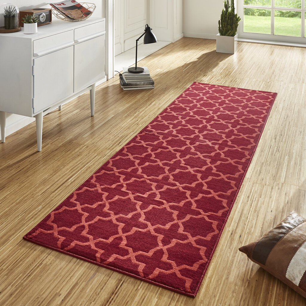 Hanse Home kiliminis takas Glam Red, 80x200 cm kaina ir informacija | Kilimai | pigu.lt