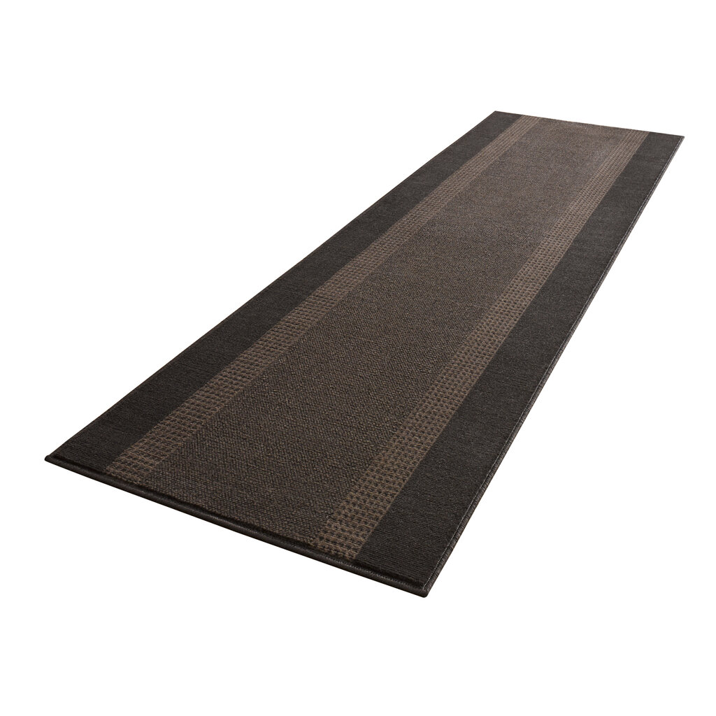 Hanse Home kiliminis takas  Band Brown, 80x200 cm   цена и информация | Kilimai | pigu.lt