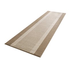 Hanse Home kiliminis takas  Band Beige Cream, 80x200 cm kaina ir informacija | Kilimai | pigu.lt