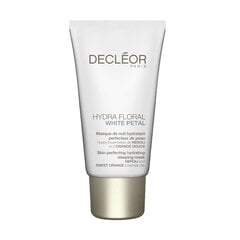 Увлажняющая ночная маска Hydra Floral White Petal Decleor, 50 мл цена и информация | Кремы для лица | pigu.lt