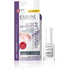 Nagų stipriklis - kondicionierius Eveline After Hybrid Manicure Nail Harder Revitalum Nail Conditioner, 12 ml kaina ir informacija | Nagų lakai, stiprintojai | pigu.lt