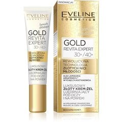 Крем для кожи вокруг глаз и век против морщин Eveline Gold Revita Expert 30+/40+, 15 мл цена и информация | Сыворотки, кремы для век | pigu.lt