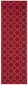 Hanse Home kiliminis takas  Glam Red, 80x300 cm   цена и информация | Kilimai | pigu.lt