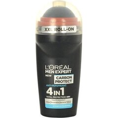 Роликовый дезодорант L'Oreal Paris Men Expert Carbon Protect для мужчин 50 мл цена и информация | Дезодоранты | pigu.lt