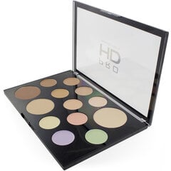 Veido kontūravimo paletė Makeup Revolution Pro HD Palette The Works Light/Medium 27 g kaina ir informacija | Makiažo pagrindai, pudros | pigu.lt