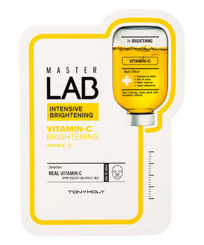 Skaistinamoji veido kaukė su vitaminu C Tonymoly Master Lab Intensive Brightening 19 g kaina ir informacija | Veido kaukės, paakių kaukės | pigu.lt