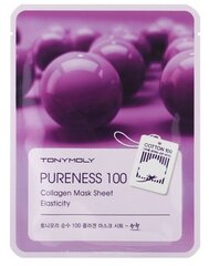 Маска для лица с коллагеном Tonymoly Pureness 100 Collagen Mask Sheet Elasticity 21 мл цена и информация | Маски для лица, патчи для глаз | pigu.lt