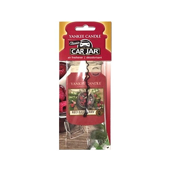 Automobilinis oro gaiviklis Yankee Candle Car Jar Red Raspberry kaina ir informacija | Salono oro gaivikliai | pigu.lt