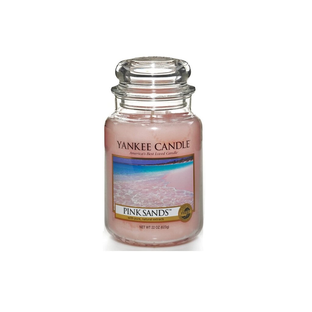 Aromatinė žvakė Yankee Candle Pink Sands, 623 g kaina ir informacija | Žvakės, Žvakidės | pigu.lt