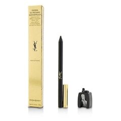 Akių pieštukas Yves Saint Laurent Dessin Du Regard Waterproof 01 Noir Effronte 1,2 g kaina ir informacija | Akių šešėliai, pieštukai, blakstienų tušai, serumai | pigu.lt