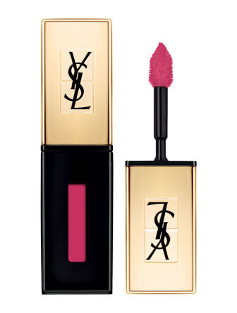 Lūpų blizgis Yves Saint Laurent Rouge Pur Couture Vernisa a Levres Glossy Stain 49 Fuchsia Filtre, 6 ml kaina ir informacija | Lūpų dažai, blizgiai, balzamai, vazelinai | pigu.lt