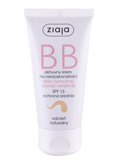 BB veido kremas sausai, normaliai ir jautriai odai Ziaja SPF15 50 ml цена и информация | Кремы для лица | pigu.lt