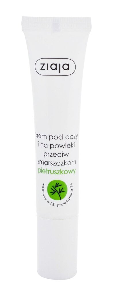 Maitinamasis paakių ir akių vokų kremas nuo raukšlių su petražolių ekstraktu Ziaja, 15 ml цена и информация | Paakių kremai, serumai | pigu.lt