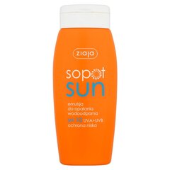 Vandeniui atspari veido ir kūno emulsija nuo saulės Ziaja Sopot Sun SPF10 150 ml цена и информация | Кремы от загара | pigu.lt