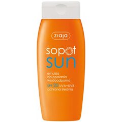 Apsauginė emulsija nuo saulės Ziaja Sopot Sun SPF20 150 ml, atspari vandeniui цена и информация | Кремы от загара | pigu.lt