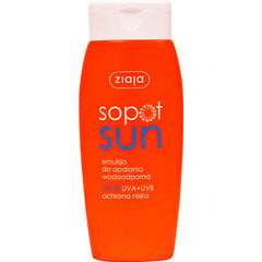 Водостойкая солнцезащитная эмульсия для лица и тела Ziaja Sopot Sun SPF6 150 мл цена и информация | Кремы от загара | pigu.lt