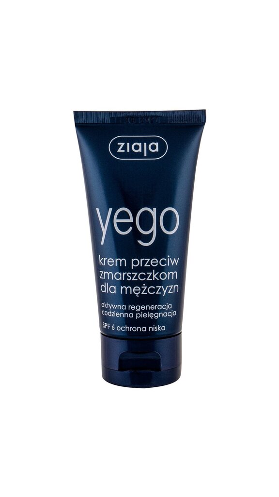 Kremas nuo raukšlių Ziaja Yego SPF6 vyrams 50 ml цена и информация | Veido kremai | pigu.lt