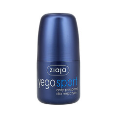 Ziaja Yego Sport роликовый дезодорант для мужчин 60 ml цена и информация | Дезодоранты | pigu.lt