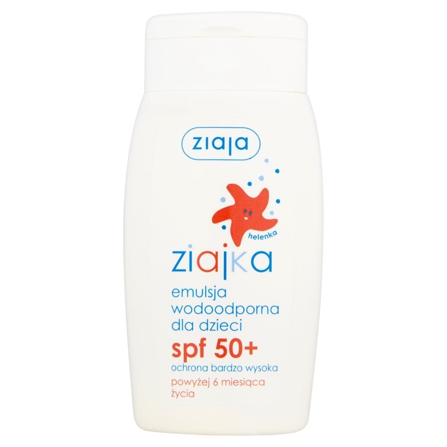 Kremas nuo saulės Ziaja Ziajka SPF50+ vaikams 125 ml цена и информация | Kremai nuo saulės | pigu.lt