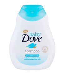 Drėkinamasis šampūnas kūdikiams Dove Baby Rich Moisture 200 ml kaina ir informacija | Kosmetika vaikams ir mamoms | pigu.lt
