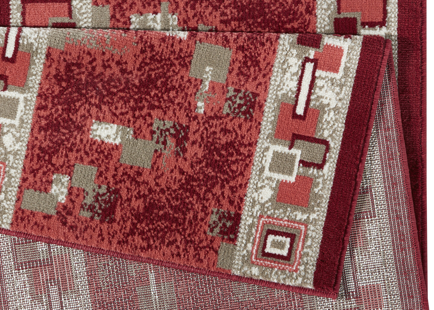 Hanse Home kiliminis takas  Cube Red, 80x450 cm   цена и информация | Kilimai | pigu.lt