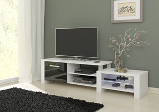 TV staliukas Orion, baltas/juodas kaina ir informacija | TV staliukai | pigu.lt