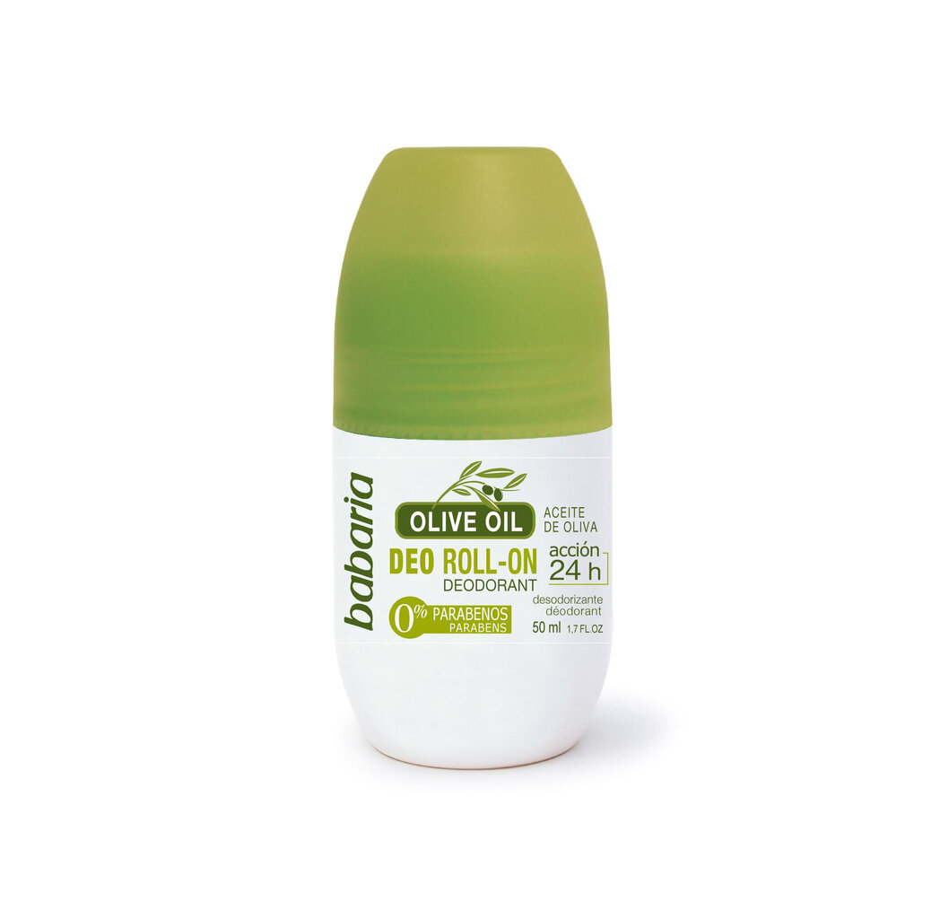 Rutulinis dezodorantas moterims Babaria Olive Oil 24h 50 ml цена и информация | Dezodorantai | pigu.lt