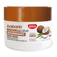Маска для волос с кокосовым маслом Babaria Coco 250 мл цена и информация | Средства для укрепления волос | pigu.lt