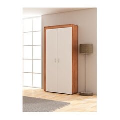 Шкаф Mamba, коричневый/белый цена и информация | Шкафы | pigu.lt