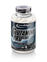 IronMaxx Glutamine Pro 130 kaps. kaina ir informacija | Glutaminas | pigu.lt