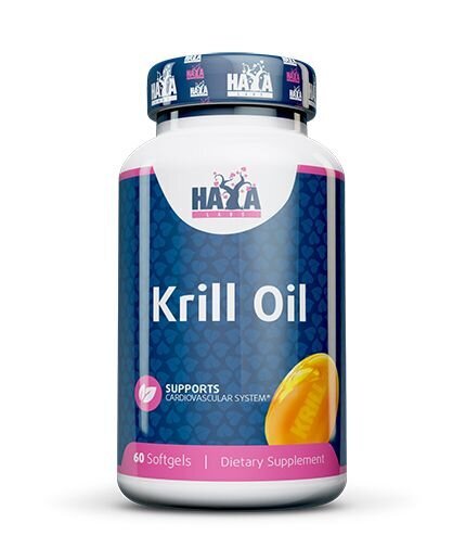 Maisto papildas Haya Labs Krill oil, 60 kapsulių kaina ir informacija | Vitaminai, maisto papildai, preparatai imunitetui | pigu.lt