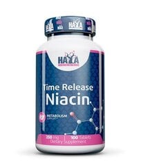 Maisto papildas Haya Labs Niacin 100 tab. kaina ir informacija | Haya Labs Maisto papildai, preparatai, funkcinis maistas sportui | pigu.lt