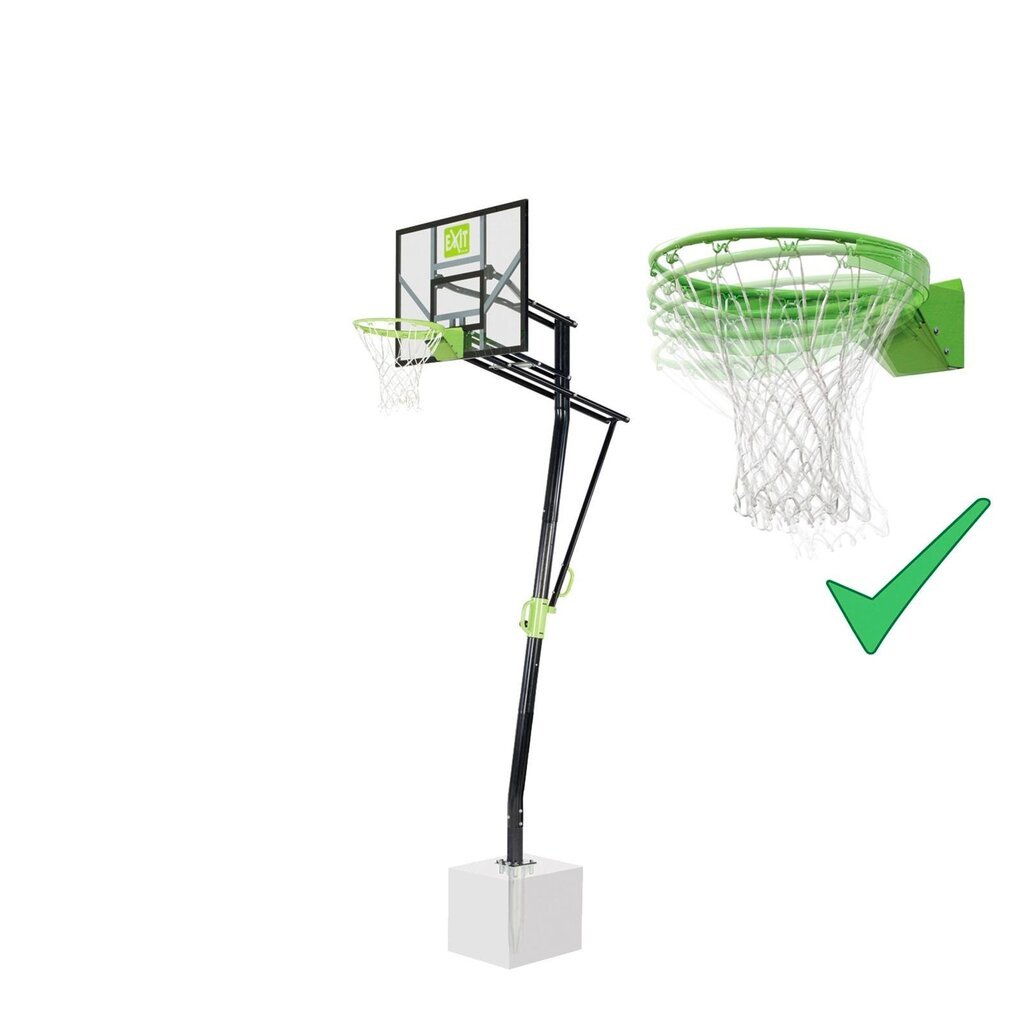 Stacionarus krepšinio stovas su spyruokliuojančiu lanku Exit Galaxy kaina ir informacija | Krepšinio stovai | pigu.lt
