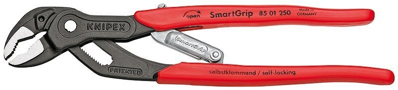 Reguliuojamos vamzdžių replės COBRA Smart grip 250 mm D32 mm, Knipex kaina ir informacija | Mechaniniai įrankiai | pigu.lt