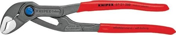 Santechninės replės vamzdžiams COBRA QuickSet 250 mm D50 mm, Knipex цена и информация | Mechaniniai įrankiai | pigu.lt