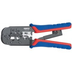 Antgalių presavimo replės RJ11 / 12, RJ45, Knipex kaina ir informacija | Mechaniniai įrankiai | pigu.lt