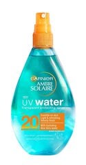 Apsauginis purškiklis nuo saulės Garnier Ambre Solaire UV Water SPF20 150 ml kaina ir informacija | Kremai nuo saulės | pigu.lt