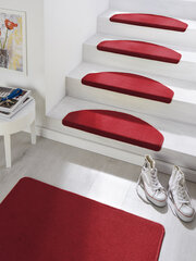 Hanse Home laiptų kilimėlių komplektas Fancy Red, 15 vnt   цена и информация | Ковры | pigu.lt