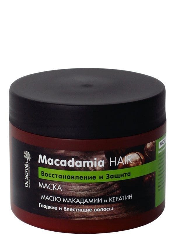 Nusilpusių plaukų kaukė Dr. Sante Macadamia 300 ml kaina ir informacija | Priemonės plaukų stiprinimui | pigu.lt