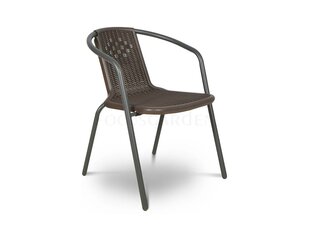 Kėdė Simple, ruda kaina ir informacija | Lauko kėdės, foteliai, pufai | pigu.lt