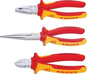 Elektriko replių rinkinys VDE SAFETY, Knipex kaina ir informacija | Mechaniniai įrankiai | pigu.lt